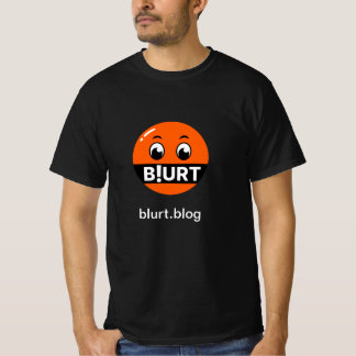 Blurt.blog Basic Donker T-shirt