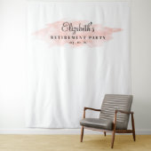 Blush afscheidsparty achtergrond, Photo Booth Prop Wandkleed (In situ)