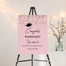 Blush Afstuderen Afstudeerder Party Class of 2023 