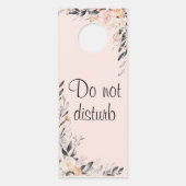 Blush and Grey Wedding Hotel Room Gereserveerd (Achterkant)