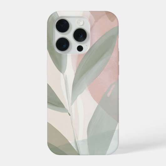 Blush and Sage Botanical Abstract – Soft Modern  (Verso)