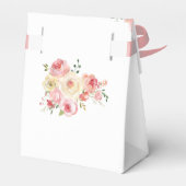 Blush and Sage Green Floral Weddenschap Bedankt Bedankdoosjes (Achterkant)