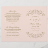 Blush Antiek Vlaams Weddenprogramma's (Voorkant)