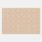 Blush Arabic Geometric Pattern Inpakpapier Vel (Voorkant 2)