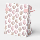 Blush Balloons Verjaardag Bedankt Bedankdoosjes (Achterkant)