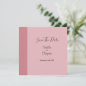 Blush Bar Save The Date Invitation (Debout devant)