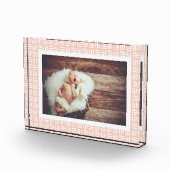 Blush Basketweve Fotoblokken (Rechts)