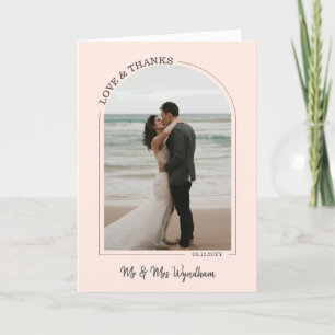 Blush Beauely Arch Weddenschap Foto Love & Bedankt