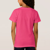 Blush Bliss: Stralend Roze Perfectie T-shirt (Achterkant)