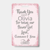 Blush bloem Meisje Petal Patrol Badge (Back)