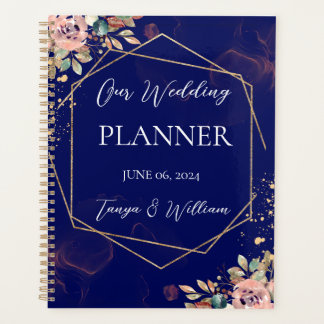 Blush Bloemen Bruiloft Planner