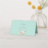 Blush Bloemen Goud Geometrische Mint Groene Bruilo (Achterkant)