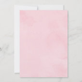 Blush bloemengroen Baby hertendouche per post Kaart (Achterkant)