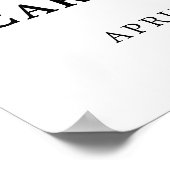 Blush Bloemrijke 'Feest van het Leven'-bord, Welko Poster (Hoek)