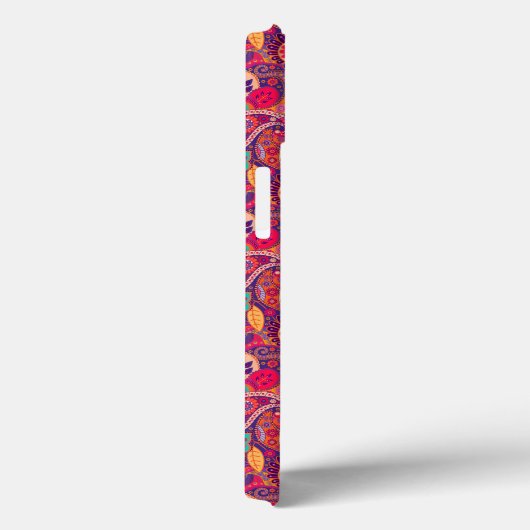 Blush Bloom: Artistiek Roze Tuin Patroon Case-Mate iPhone Case (Achterkant / Rechts)