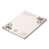 Blush Bloom Bloc-notes Rose Agent immobilier (Tourné)