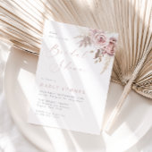 Blush Bloom Bridal Shower Kaart