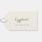 Blush & Bloom Eggplant Collection – Soft Lilac Cadeaulabel (Achterkant Horizontaal)