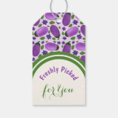 Blush & Bloom Eggplant Collection – Soft Lilac Cadeaulabel (Achterkant)