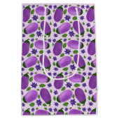 Blush & Bloom Eggplant Collection – Soft Lilac Medium Cadeauzakje (Achterkant)