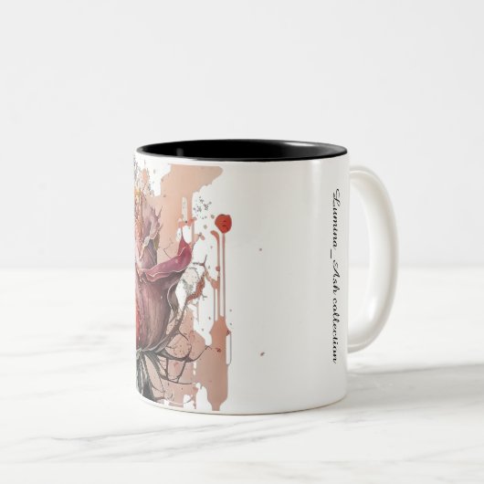 Blush Bloom Mug _ Rose (Devant droit)