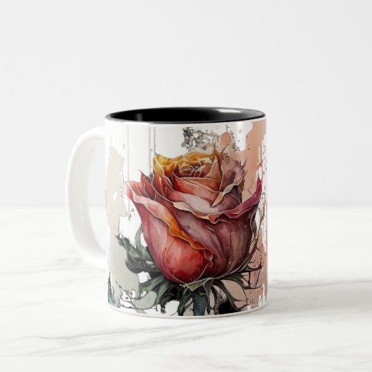 Blush Bloom Mug _ Rose (Devant gauche)