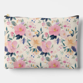 Blush & Bloom Romantische Bloemenpastel Roze Etui