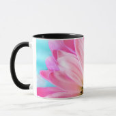 Blush bloom: roze bloemen elegantie mok (Links)