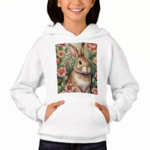 Blush Blooms en Bunny Dreams Hoodie