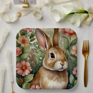 Blush Blooms en Bunny Dreams Papier Bord