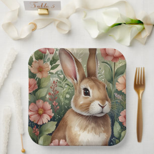 Blush Blooms en Bunny Dreams Papier Bord