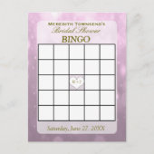 Blush Bokeh | Bingo Kaart (Voorkant)