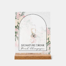 Blush Boog Roos Wisteria Boeket Handtekeningdrank
