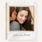 Blush Border Portrait Notitieboek (Voorkant)