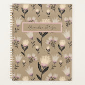 Blush Botanical Modern Floral Planner (Voorkant)