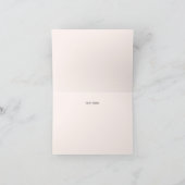 Blush Botanical Serez-Vous Ma Carte De Femme D'Acc (Intérieur)