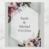 Blush Botanical  Wijn Etiket (Enkel label)