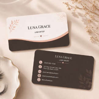 Blush Botanische Wimperspecialist Visitekaartje
