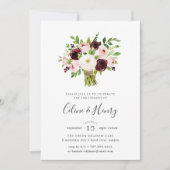 Blush Bouquet Engagement Party Invitation (Devant)