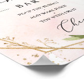 Blush Bourgognig lijst Mam-osa barteken Poster (Hoek)