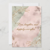 Blush & Breeze – Modern Romantic RSVP Card (Achterkant)