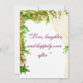 Blush & Breeze – Moderne romantische Save the Date (Achterkant)