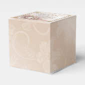 Blush Bruiloft gunst geschenkdozen Bedankdoosjes (Voorkant Zijde)