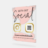 Blush Brushstrokes Faux Gold Obtenons Social (Angle)