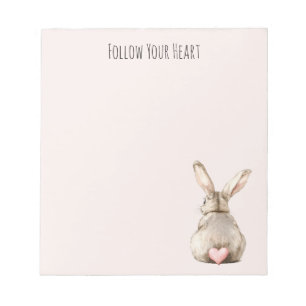 Blush Bunny Konijn Hart Notitieblok