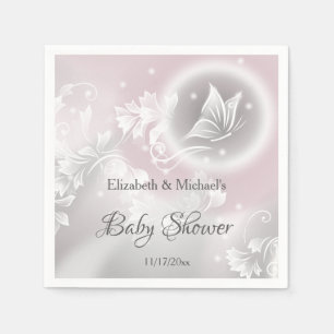Blush Butterfly Phantasy Girl Baby shower Servet