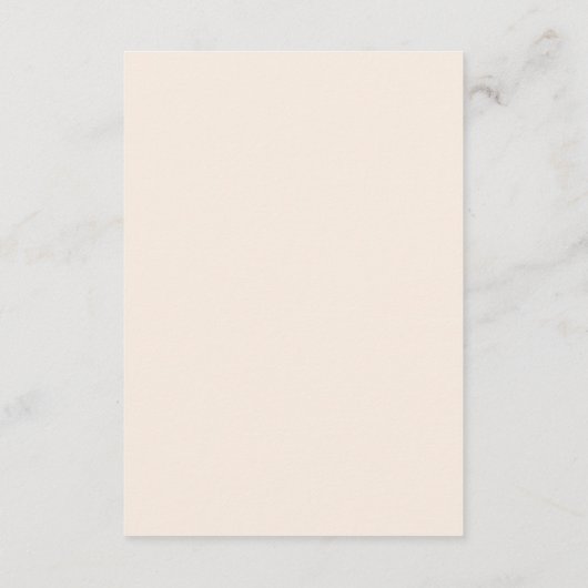 Blush Cascade | Details bruiloft gast Informatiekaartje (Achterkant)