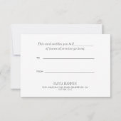 Blush Chic | Carte cadeau Elegant Leather Look (Dos)