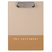 Blush Color Block Klembord (Voorkant)