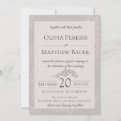 Blush Coral Beach Wedding Invitation (Devant)